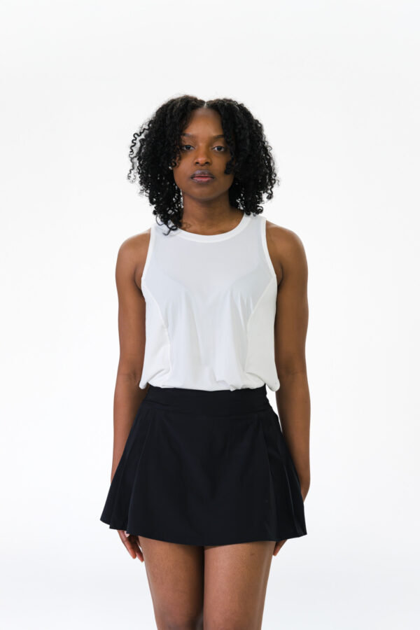 Woman's black skort